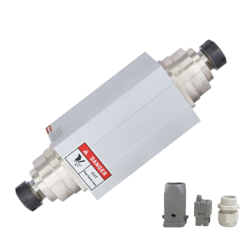 3.5 kW 18000 RPM 300Hz ER20 Dual-Head Air-Cooled CNC Spindle Motor