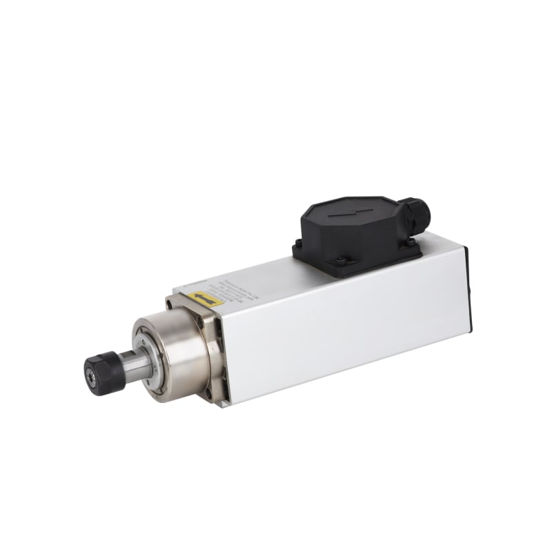 1.5 kW 18000 RPM Square Air Cooled CNC Spindle Motor for Industrial Routing