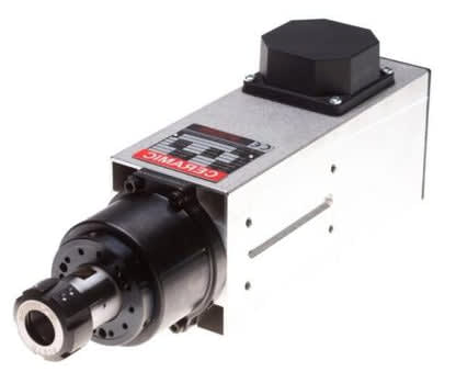 Teknomotor 6.0 kW Air Cooled CNC Spindle with Ceramic Bearings