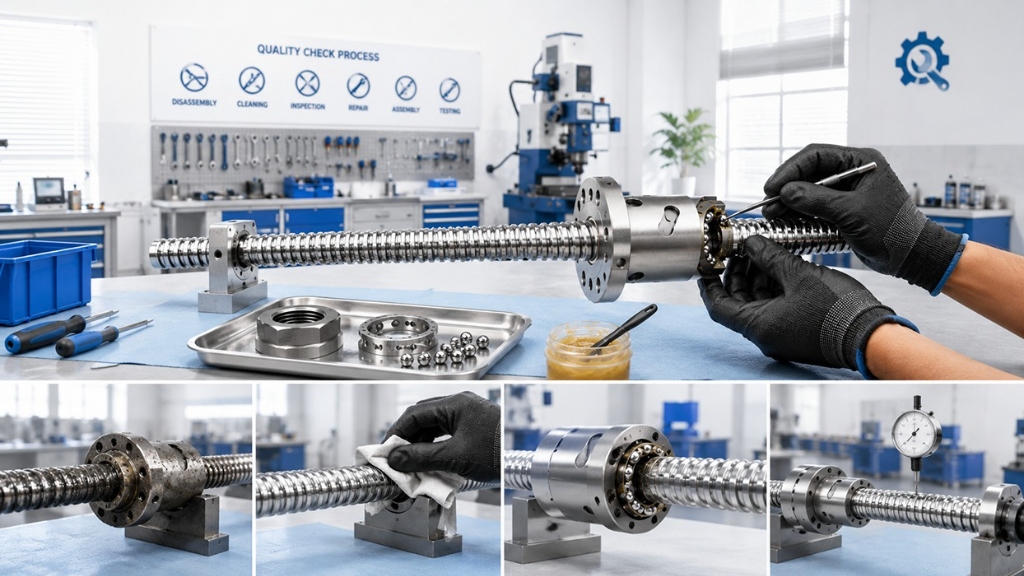 TriQuench 6-Stage Ball Screw Quality Check & Metrology Inspection Process