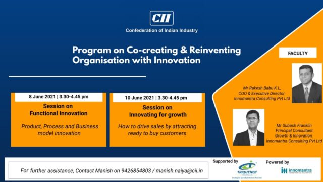 PROGRAM ON CO-CREATING AND REINVENTING ORGANISATION WITH INNOVATION
