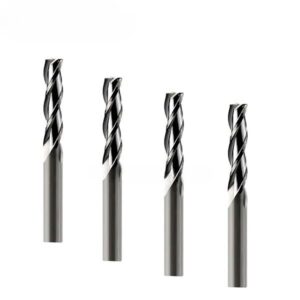 Three Flute Spiral Upcut Router Bits Solid Carbide CNC Plunge End Mills