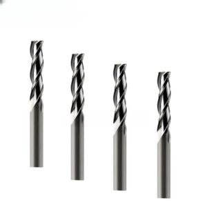 Three Flute Spiral Upcut Router Bits Solid Carbide CNC Plunge End Mills